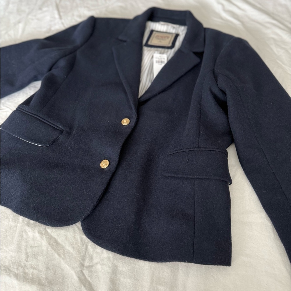 Abercrombie & Fitch Blazer, navy blue with gold buttons